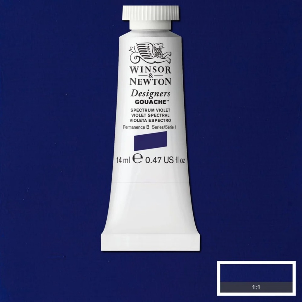 🔥5 FOR $25🔥 Winsor & Newton Spectrum Violet Gouache Paint